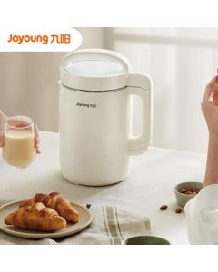 Joyoung DJ12A-D260 Soy Milk Maker, 1.2L Blender with Timer, 304 Stainless Steel, 3-4 Person Multi-Function Anti-Overflow Automatic No-Filter Cooking (Cream White)