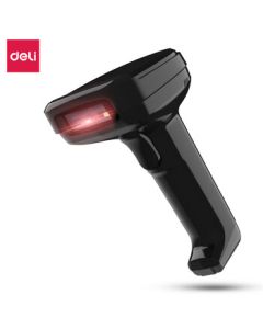 deli Wireless 1D/2D Barcode Scanner, Screen Code Scanning, Offline Storage Scanner, Black 14952W