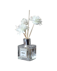 Prayer Flower Flameless Aroma Diffuser for Car, Home, Room, Toilet – Air Freshener Bottle in Gardenia Scent