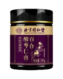 Tongrentang (TRT) Lily and Spiny Jujube Seed Paste 600g with Poria and Lotus Seeds, Sleep-Improving Compound with Roasted Spiny Jujube Seeds, Restful Sleep and Wellness Paste