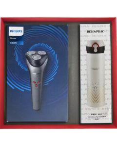 PHILIPS Electric Shaver S1213 + Water Cup BK042 Set, USB Charging, Fully Waterproof, Clean Shaving Razor