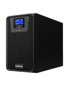 VISENCH DX3K Online UPS Uninterruptible Power Supply 3000VA/3000W for Enterprise Office Computers, Servers, and Emergency Backup Power Stabilization