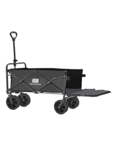 TANXIANZHE Explorer Camping Wagon Outdoor Gear Foldable Cart Rear-Open Design Children's Lie-Down Pull Cart