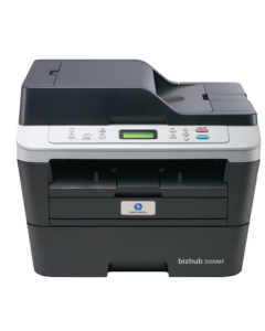 KONICA MINOLTA 3000MF Monochrome Laser Printer Copier Scanner Multifunction Machine