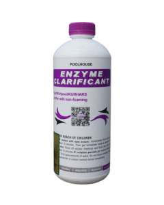 Siberchlor Swimming Pool Clarifier, Non-Foaming Enzyme Clarifier, No Vacuuming Needed, Spa Hot Tub Flocculant, Water Clarifying Agent, Pool Water Purifier