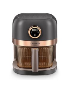 DAEWOO Transparent Visible DYKZ-4008 4L Air Fryer (Phantom Gray)