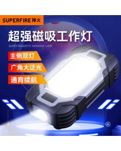 SupFire RG04 Multi-function Work Light with Magnet for Auto Repair, Emergency Repair Light, Rechargeable Outdoor Emergency High-Lumen Flashlight