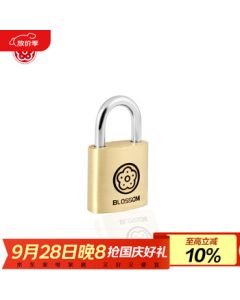 Plum Blossom (BLOSSOM) Elegant Round Brass Padlock 20MM Drawer Lock Luggage Lock Dormitory Cabinet Lock BC9020