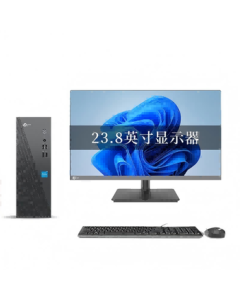 Lenovo Lecoo310 Desktop Computer with 12th Gen Intel Core for Commercial and Home Use, Tower + 23.8-inch HD Monitor, i5-12450H