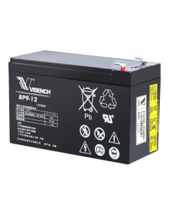 VISENCH BP9-12 Maintenance-Free Lead-Acid Battery 12V9AH for UPS, Door Access Control, Alarm Systems, Security Elevators, Toy Cars - Universal Type