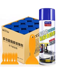 Astree Multi-Purpose Adhesive Remover for Stickers, Glass, Floors, and Double-Sided Tape, 450ml*12 Bottles
