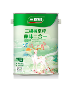 Skshu Paint Interior Wall Paint Latex Paint Jingcui Odor-Free 2-in-1 Paint Coating White 18L