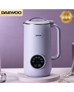 DAEWOO Soy Milk Maker - Home Use Multi-functional Automatic Mini Blender with 6 Blades, High-Temperature Cleaning, 12-Hour Timer/DYPB-0616 Purple