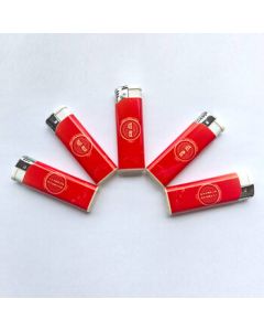 OUQI Lighter (Red) Constant Flow Valve Series Open Flame 82.5mm×24.5mm×10.9mm Unit: pc