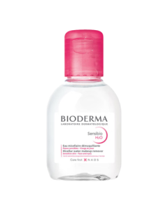 BIODERMA Sensibio H2O Micellar Water - Gentle Cleansing & Makeup Removing Solution for Sensitive Skin, No Rinse Needed, Removes Sunscreen, 100ml