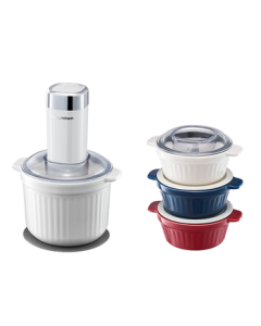 Morphyrichards Electric Meat Grinder - Home Use Multi-Functional Food Processor for Meat, Vegetables, and Spices, Electric Chopper with Garlic Masher, Blender, and Mincer (Model MR9409)