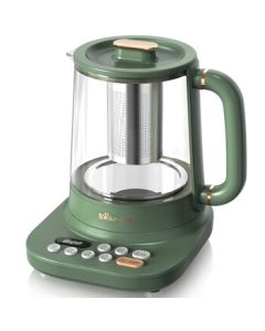 Bear Health Kettle, Hot Water Kettle, Tea Maker, Retro Modern Mini Glass Tea Kettle with Constant Temperature Electric Kettle 1L YSH-D10V1 with Filter Mesh