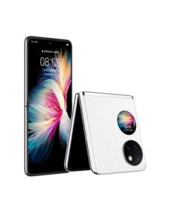 HUAWEI P50 Pocket 4G Full Netcom Ultra Spectrum Imaging System Innovative Dual-Screen Operation Experience P50 Treasure Box 8+256GB Crystal Diamond White Huawei Foldable Screen Phone (N)