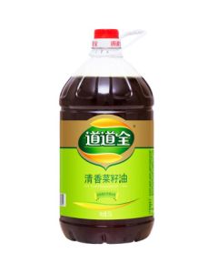 Daodaoquan Rapeseed Oil, Light Fragrance, Physically Pressed Non-GMO, 5L*1 Bottle