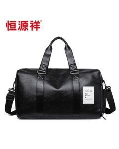 Hengyuanxiang HYX014XB Wet-Dry Separated Gym Bag Travel Bag Black