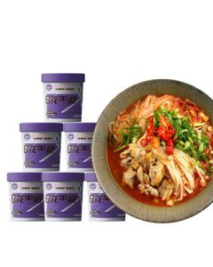 ShiZu Clan Clam Vermicelli 145g*6 Cups Boxed, ShiZu Clan Sweet Potato Noodles Instant Convenience Food Snack