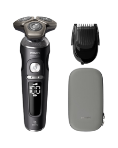 PHILIPS Shaver Premium Luxury Series 9000 Electric Shaver with SkinIQ Technology, Imported, Comfortable Wet & Dry Use, SP9830