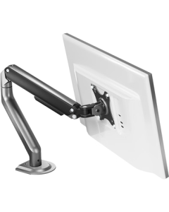 Brateck North Arc Monitor Stand Mechanical Arm, Desk Clamp Mount Computer Stand, Screen Lift Floating Bracket Height Adjustable Stand E350 Gray for 17-32 Inch, Compatible with ZOWIE Gaming Monitors