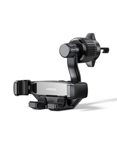 UGREEN Car Phone Mount, Air Vent Phone Holder with Hook Clip for iPhone 17, Non-Blocking Ventilation Car Phone Stand for Navigation Upgrade