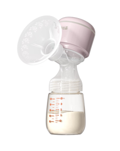 October Crystal Electric Breast Pump, All-in-One Automatic Variable Speed Portable Single Breast Pump with Painless Massage (Random Shipping)