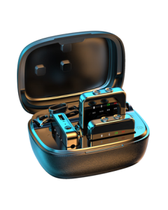 Good Shepherd Wireless Lapel Microphone Live Broadcast Recorder, Dedicated Mobile Recording Device with Sound Card Noise Reduction, Douyin Anchor Karaoke Video Shooting Microphone, Dual-Channel Computer Camera Mic Set