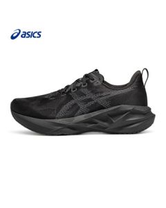 ASICS Men's Cushioned and Responsive Running Shoes NOVABLAST 5 Black/Grey 46