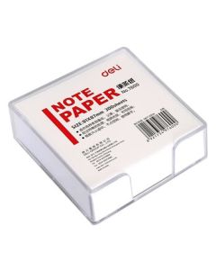 Deli 7600 Sticky Notes with Box 91*87 (White) (Box) Bulk Pack 6 Boxes with Box Sticky Notes Memo Pads Office Supplies
