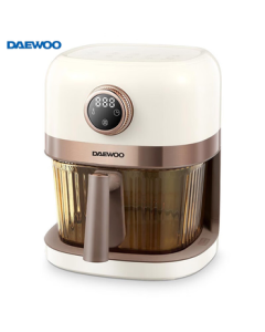 DAEWOO Household Electric Air Fryer with Visual Window, 4L Capacity, Multi-functional, DYKZ-4008, Warm White, 4L