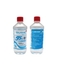 Xinyuexun 95% Ethanol Alcohol 500ml for Medical, Industrial Cleaning, Optical Lenses, and Various Equipment