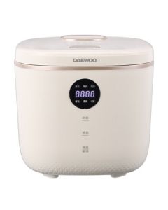 DAEWOO Rice Cooker, 3L Multi-functional Smart Rice Cooker with Keep Warm and Delay Timer, Nebula White DYFB-503L