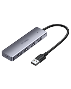 UGREEN USB 3.0 Hub High-Speed 4-Port Expander Dock, Multi-Port Splitter Adapter for Laptop and Desktop Computers with Extension Cable