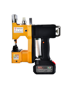 Hongxu GK9-Y8 Lithium Battery Bag Sealing Machine, Wireless Charging Portable Electric Bag Closer, Outdoor Bag Sealer, Rice Sack Woven Bag Sealing Machine, Packing Machine 36V