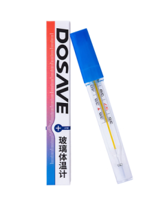 Deshm Mercury Thermometer Internal Scale (Underarm) Thermometer for Babies, Children, and Adults with Large Scale