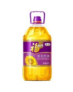 Fortune Pressed First-Grade Sunflower Seed Oil 5L, Cooking Oil, Nitrogen-Filled for Freshness, COFCO Product