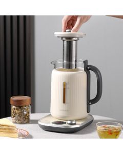 Dawoo 1.8L Capacity Multi-functional Glass Teapot for Home and Office, Herbal Tea Kettle + Electric Cooking Pot \DYYS-12Y18