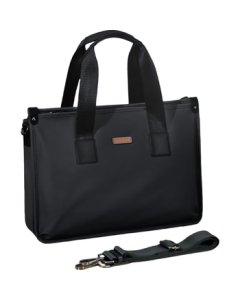 GOLF Business Briefcase for Men - Large Capacity Laptop Bag with Multiple Compartments, 15-Inch Computer Shoulder Bag, Crossbody Casual Tote, Black - Gift for Boyfriend or Father