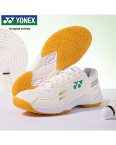 YONEX Badminton Shoes - Durable, Cushioned, Anti-Slip, Comfortable for Competition & Training SHB220CR Beige Size 38
