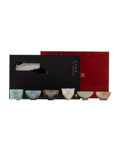 Pingze Palace Museum Cultural Creative Tea Set Complete Tea Set Gift for Housewarming Tang and Song Elegance Collection Gift Box