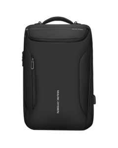 Marco Leighton Backpack for Men 17.3-inch Laptop Bag Business Backpack School Bag MR9031 Elite Black Upgraded Version