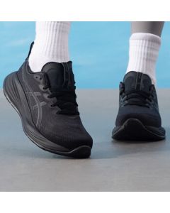 ASICS Women's GEL-CUMULUS 27 Neutral Running Shoes 1012B873-001 Size 40 Black