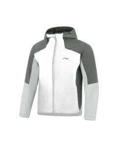 Li Ning Fleece-Lined Water-Repellent Windbreaker for Men, Autumn/Winter 2025 New Release, 3D Tailoring Versatile Jacket AFDVG61