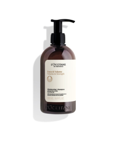 L'Occitane Strengthening & Volumizing Shampoo for Hair Loss Prevention 500ml - Adds Volume, Reduces Breakage, Controls Oil, Birthday Gift