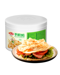 Anjoy Barrel-Shaped Scallion-Flavored Hand-Pulled Pancake 2250g 25pcs Family Pack Scallion Pancake Quick Breakfast Pastry