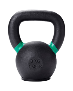 Keep Professional Classic 8kg Kettlebell for Men & Women, Home Fitness Training, Coated Sand Professional Casting