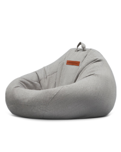 LUCKYSAC Bean Bag Chair, EPP Lazy Sofa for Small Spaces, Single Armchair for Balcony, Bedroom, Living Room - Standard Model Gentleman Gray